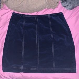 Blue skirt